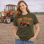 MTZ T25 zöld traktoros női póló