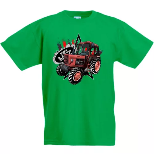 outlet MTZ 82 TRAKTOROS GYEREK PÓLÓ ZÖLD 140-146-os
