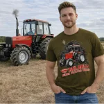 MTZ 892.2 PÓLÓ TRAKTOROS PÓLÓ SÖTÉTBARNA