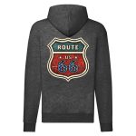 ROUTE 66 SZÜRKE CIPZÁRAS PULÓVER