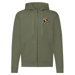 LAMBORGHINI CIPZÁRAS ZÖLD KAPUCNIS PULÓVER