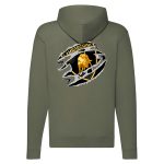 LAMBORGHINI CIPZÁRAS ZÖLD KAPUCNIS PULÓVER