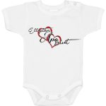 ELLOPTAM APA SZÍVÉT! Baba body rövid ujjú zöld