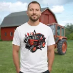 MTZ 82 TRAKTOROS PÓLÓ FEHÉR 