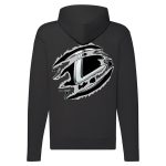 LEXUS CIPZÁRAS FEKETE KAPUCNIS PULÓVER