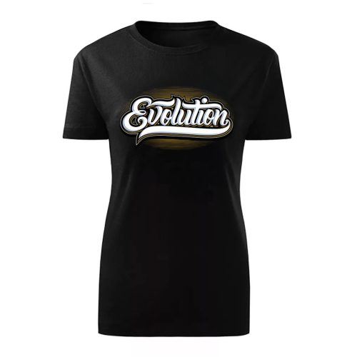 Evolution Fekete női póló