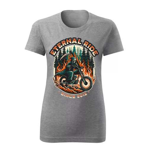 ETERNAL RIDE  MOTOROS NŐI PÓLÓ SZÜRKE