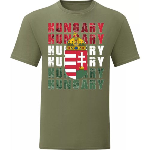  Hungary címer póló (zöld)