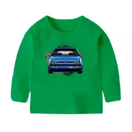 VW GOLF MK3 HOSSZÚ UJJÚ GYEREK PÓLÓ ZÖLD