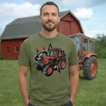 MTZ 82 TRAKTOROS PÓLÓ ZÖLD 