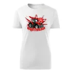 Massey Ferguson fehér női traktoros póló