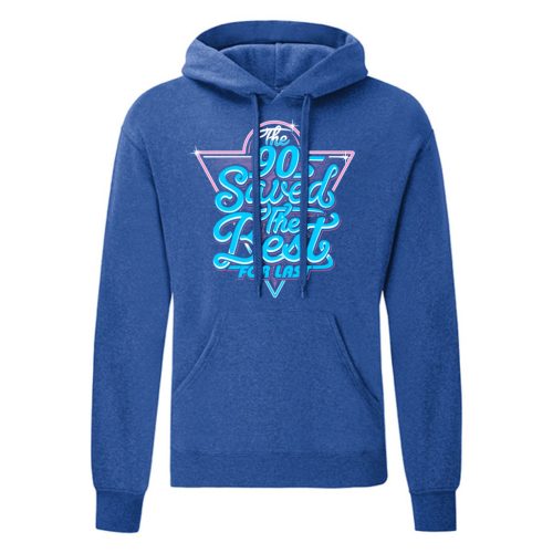 The 90's Saved…Kék kenguruzsebes pulóver