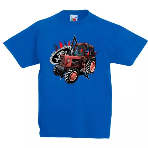 outlet MTZ 82 TRAKTOROS GYEREK PÓLÓ KÉK 128-134-es 