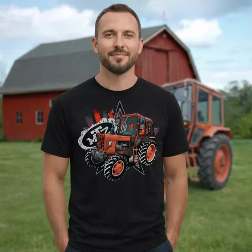 MTZ 82 TRAKTOROS PÓLÓ FEKETE 