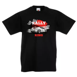 Rally King Gyerek Fekete póló