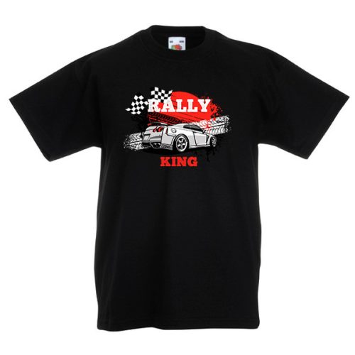 Rally King Gyerek Fekete póló