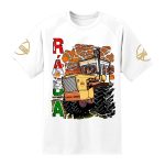 RÁBA STEIGER FELIRATOS FEHÉR PÓLÓ