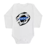 Volvo Fehér HOSSZÚ UJJÚ BABA BODY + nadrág és zokni