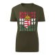  Hungary címer női póló (zöld)