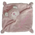 Babafészek 3 részes Prémium Fonott Lány Nyuszis Mintás (Babarózsaszín/fehér/pink)