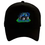 New Holland  FEKETE  CSERÉLHETŐ TAPASZOS BASEBALL SAPKA 