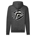 CITROEN CIPZÁRAS SÖTÉTSZÜRKE KAPUCNIS PULÓVER