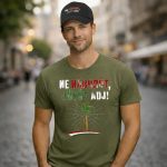 Ne háborút, jövőt adj! póló (zöld)