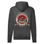 A. BORN TO RIDE MOTOROS CIPZÁRAS PULÓVER SZÜRKE