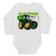 Zöld Traktor Baby Body HOSSZÚ UJJÚ