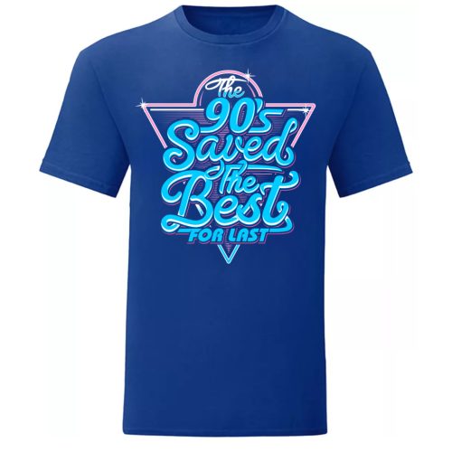 The 90's Saved…Kék póló