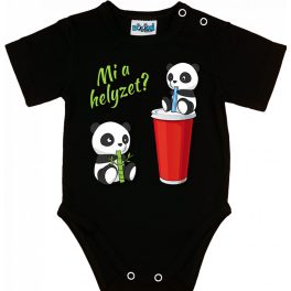 Panda Baba Body fekete