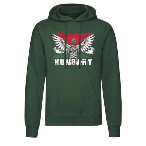 Turul Hungary kenguruzsebes pulóver (zöld)