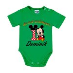 Rövid ujjú Zöld body + rövid nadrág  