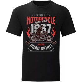MOTORCYCLE ROAD SPIRIT FEKETE PÓLÓ