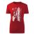 MTZ 82 NEW körvonalas design piros női póló