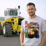 RÁBA STEIGER FELIRATOS SZÜRKE PÓLÓ