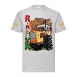 RÁBA STEIGER FELIRATOS SZÜRKE PÓLÓ