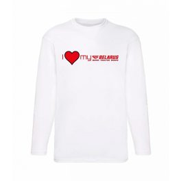 I LOVE MY BELARUS! FEHÉR HOSSZÚ UJJÚ PÓLÓ