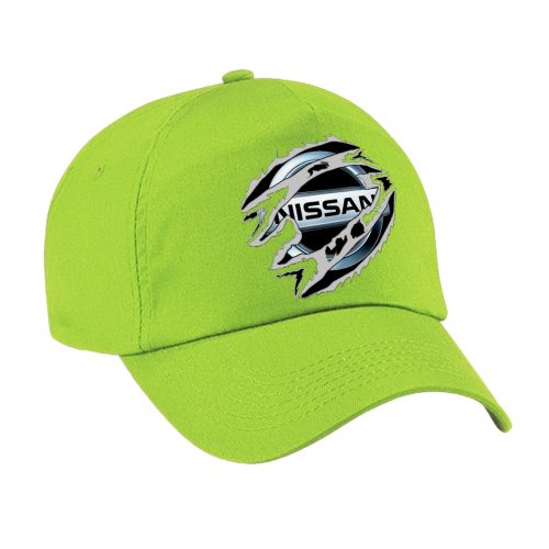 LIME SZÖVET NISSAN GYEREK BASEBALL SAPKA