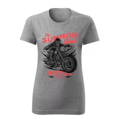 THE SUMMON FLASH SZÜRKE NŐI PÓLÓ