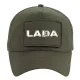 LADA Katonazöld Cserélhető Tapaszos Baseball Sapka