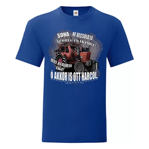 outlet MI VAGYUNK AZ IGAZI HEKTÁRHARCOSOK Massey Ferguson KÉK PÓLÓ L-es
