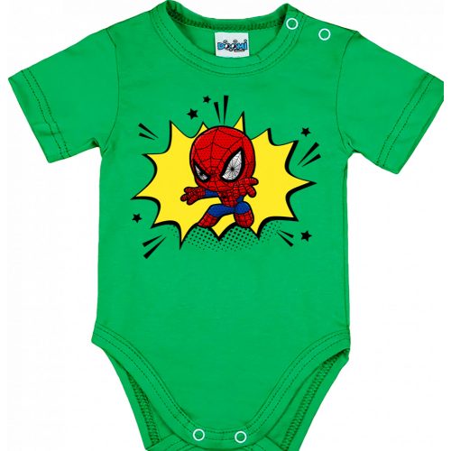 Pókember Baby Body zöld