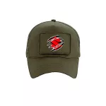 Suzuki Katonazöld Cserélhető Tapaszos Baseball Sapka