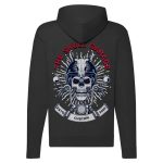 THE SKULL GARAGE FEKETE CIPZÁRAS PULÓVER 