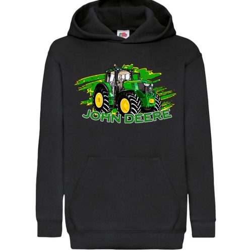 Zöld Traktor 6195 GYEREK PULÓVER FEKETE