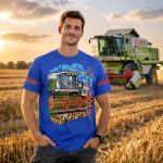 CLAAS DOMINATOR FELIRATOS KÉK PÓLÓ