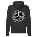 MERCEDES CIPZÁRAS FEKETE KAPUCNIS PULÓVER