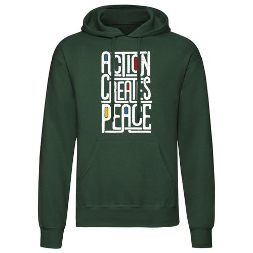 Action, Creates…Zöld kenguruzsebes pulóver