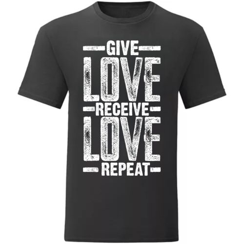 Give Love...Fekete póló